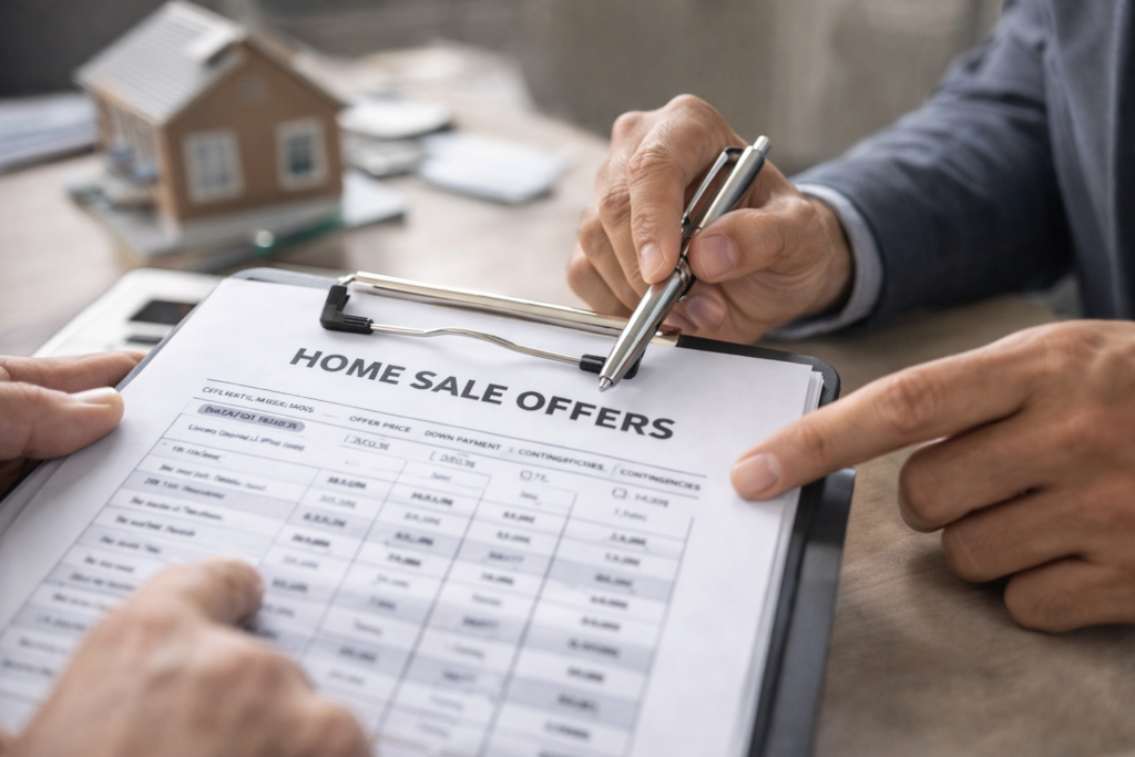 how to sell your home fast reviewing offers