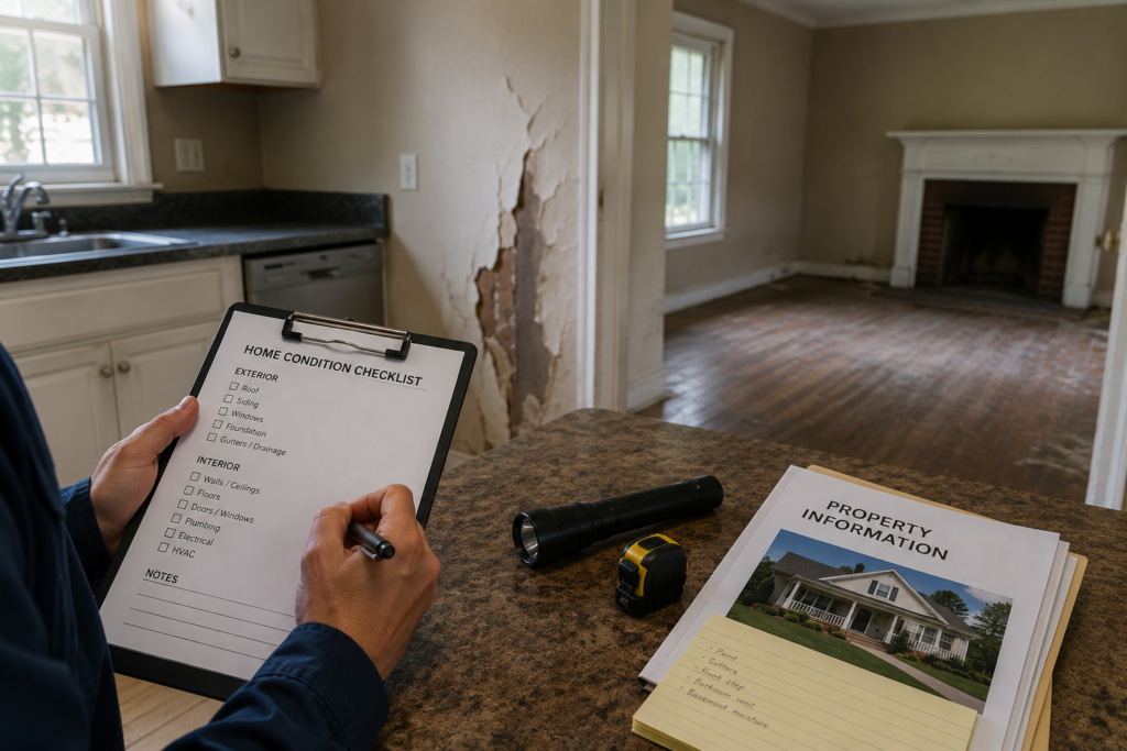 Evaluating an inherited home before deciding whether to repair or sell as-is