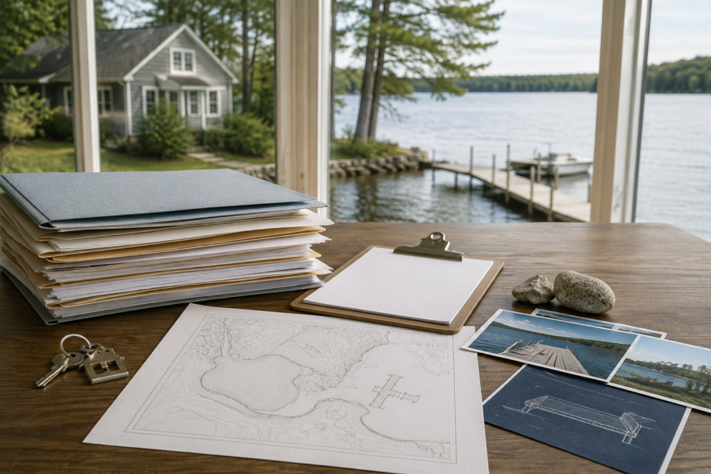 Reviewing septic and dock records before selling a New Hampshire lake house